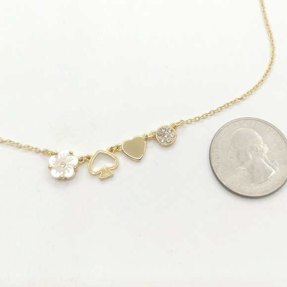 Kate Spade Mini Things Row Necklace - Picture 10 of 11